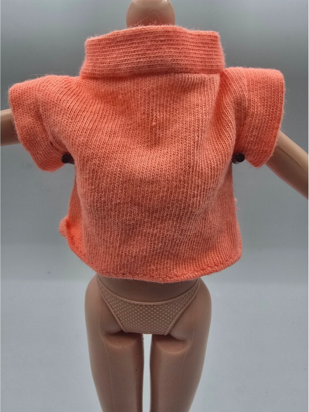 Vintage doll orange short sleeved shirt